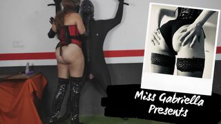 Chastity Vlog #4 - Tied Up Chastity Slave Milked By Cruel Leather Femdom Mistress In Boots (Full)
